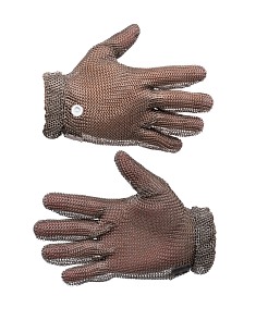 Перчатка кольчужная MANULATEX WILCO без манжеты, с пружиной из нержавеющей стали (р.7-7,5)